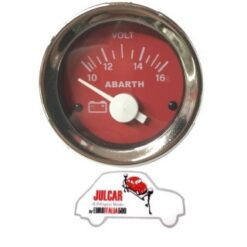 Strumento voltmetro rosso Abarth Ø 52 mm Fiat 500