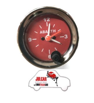 Strumento orologio rosso Abarth Ø 52 mm Fiat 500