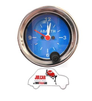 Strumento orologio blu Abarth Ø 52 mm Fiat 500