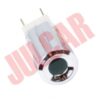 Spia cruscotto cromata con luce rossa Fiat 500/126