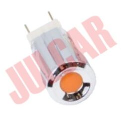 Spia cruscotto cromata con luce rossa Fiat 500/126