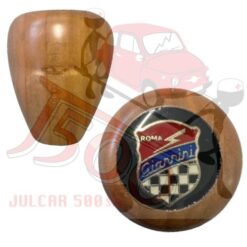 Pomello leva marce in legno Abarth Fiat 500