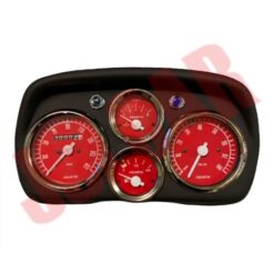 Cruscotto sportivo quadranti rossi Fiat 500 L