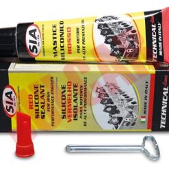 Mastice siliconico alta temperatura tubetto da 75 ml colore nero