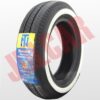Pneumatico 125 r12 62 s Nuvolari con fascia bianca da 2.5 cm Fiat 500
