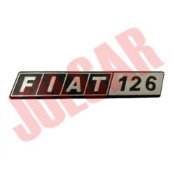 Fregio posteriore in plastica Fiat 126 misure 10.5x5 cm