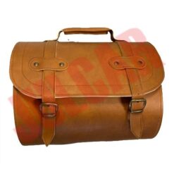 Valigia in cuoio per portapacchi Fiat 500 D/F/L/R