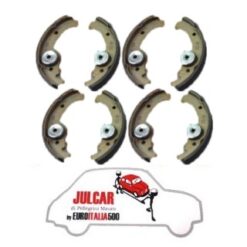 Kit 8 ganasce freno completo Fiat 500 N/D/F/L/R
