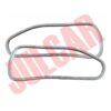 Coppia guarnizioni fissi posteriori senza anima fiat 600 1a serie- 600 D