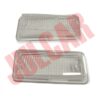 Coppia plastiche bianche fanalini anteriori Fiat 126