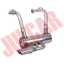 Marmitta sportiva in acciaio inox con due terminali Fiat 500/126