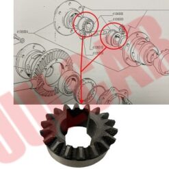 Ingranaggio planetario del differenziale Fiat 126/500 F/L/R/Giard.