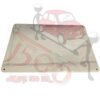 Supporto targa posteriore in acciaio Fiat 500