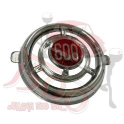 Fregio anteriore in plastica tondo Fiat 600