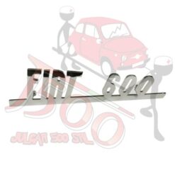 Fregio posteriore in alluminio Fiat 600 - 600 Multipla