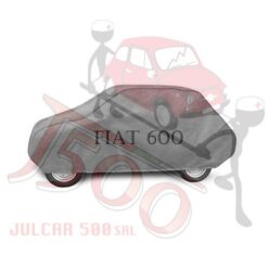 Telo copriauto da esterno grigio Fiat 600