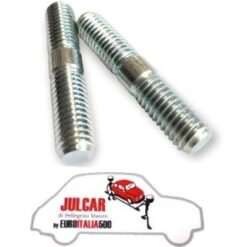 Coppia prigionieri collettore scarico Fiat 500
