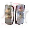 Coppia corpi fanali posteriori con guarnizione Fiat 500 F-L-R