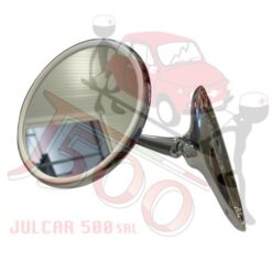 Specchio esterno rotondo piatto diametro 125 mm a vite con guarnizione Fiat 500
