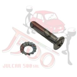 Vite e rondella conica per fissaggio scontro e serratura porta Fiat 500 N-D Giardiniera