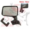 Specchio retrovisore sinistro Fiat 126 bis