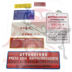 Kit adesivi completi vettura Autobianchi Bianchina