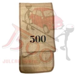 Borsa porta attrezzi in juta con serigrafia 500 Fiat 500 N / D