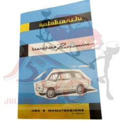 Libretto uso e manutenzione Bianchina Panoramica