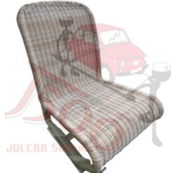 Kit sedili anteriori e posteriori in midollino intrecciati a mano Fiat 500 Spiaggina (con reso sedili anteriori anticipato)