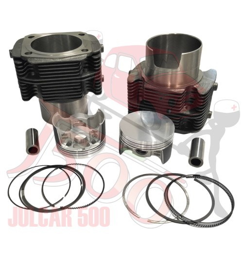 Kit Canne e pistoni forgiati Ø 79,5mm q.c 25 fiat 500/126