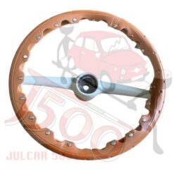 Coprivolante ocra a bottoni Fiat 500 N/D/F/R/Giard