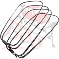 Kit cornici raschiavetro completo colore nero Fiat 500