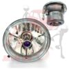 Faro anteriore sportivo con lampadina H4 alogena Fiat 500