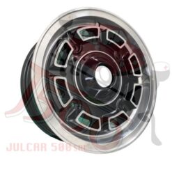 Kit 4 cerchi in lega mod. LAMBO neri Fiat 500