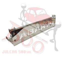Alzacofano posteriore in acciaio INOX Fiat ABARTH con staffe regolabili