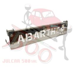 Alzacofano posteriore in acciaio INOX Fiat ABARTH 595 con staffe regolabili