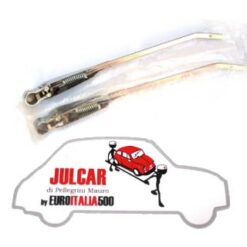 Coppia bracci tergi cromati Fiat 126