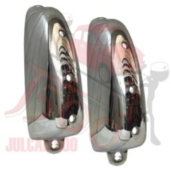 Coppia rostri cromati paraurti anteriore Bianchina Trasformabile-Berlina-Panoramica