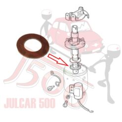 Rondella in bachelite alberino spinterogeno Fiat 500 N-D-F-L