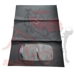 Telo capote nero con lunotto Bianchina Trasformabile