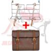 Kit Portapacchi cromato + Valigia marrone Fiat 500