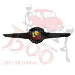 Fregio anteriore Abarth in metallo opaco Fiat 500 L/R
