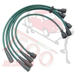 Cavi candela verdi con sezione dsa 7mm Fiat 600