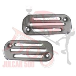Coppia coperture in alluminio prese aria frontali Fiat 500 N
