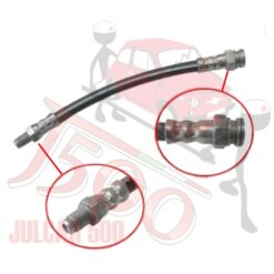 Tubo freno posteriore 210mm, raccordo 10x1 Fiat Panda