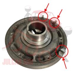 Puleggia centrifuga pompa olio per motori con accensione elettronica Fiat 500-126