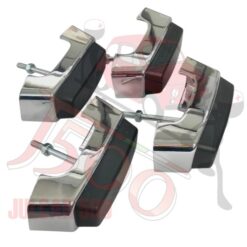 Seria 4 rostri cromati paraurti Fia 500 My Car Francis Lombardi