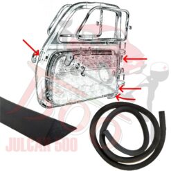 Guarnizione adesiva protezione montante porta Fiat 500 N/D/Giard