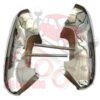 Coppia rostri paraurti cromati Fiat 600