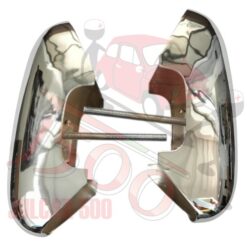 Coppia rostri paraurti cromati Fiat 600